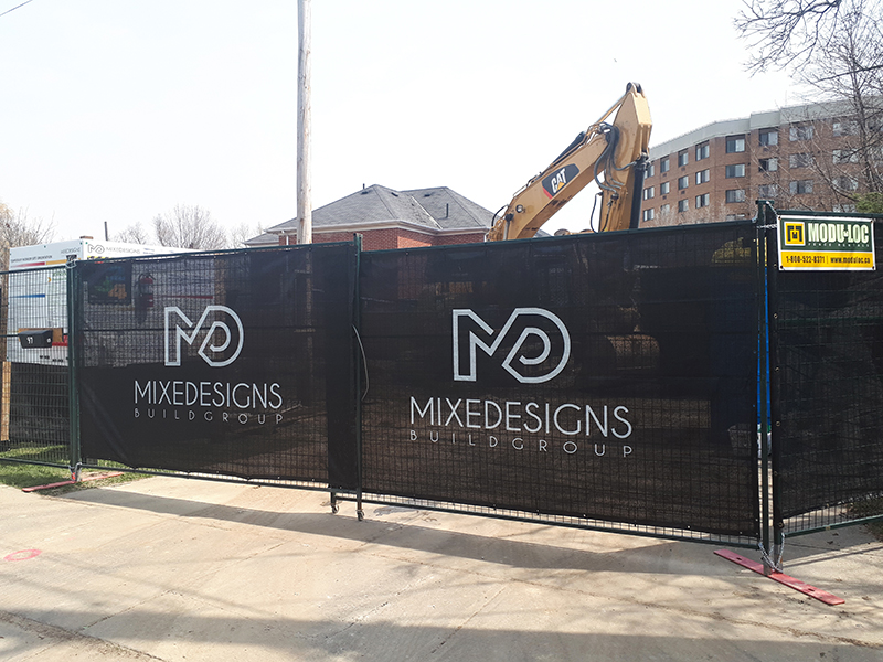 Modu-Loc branded scrim