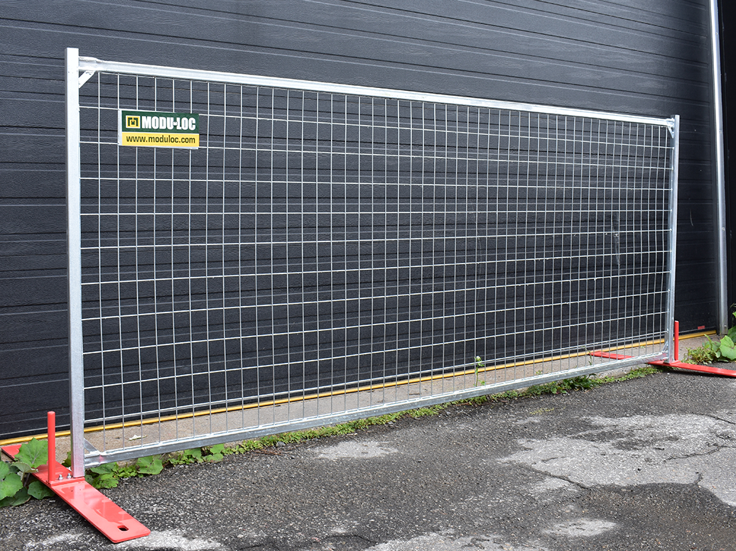 Panneaux de clôture en acier galvanisé de 4 pi